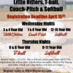 Thayne Recreation Little Hitters, T-ball, Coach Pitch & Softball